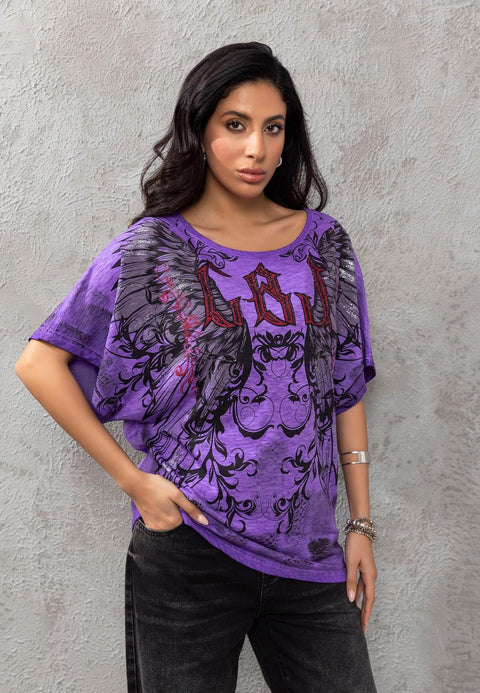 WT377 Ladies Eagle Wing T-Shirt