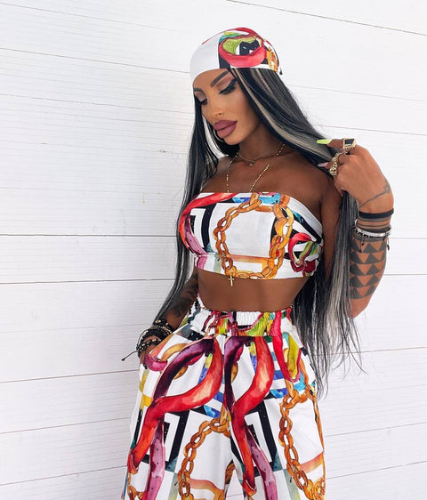 WY165 Imported Micro Fabric Bandana Set 3 Pieces