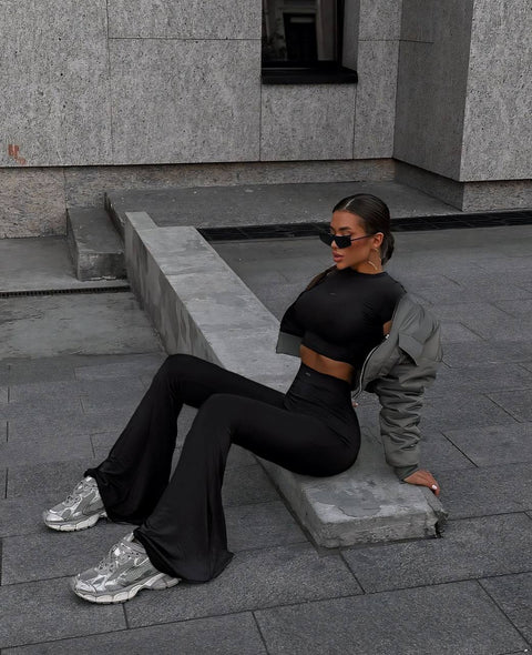 WY186 2-Piece Sportset, Yoga Tracksuit