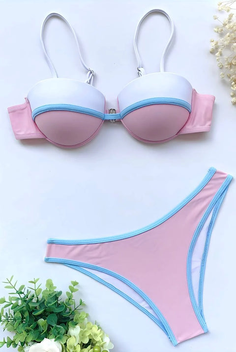 WY190 Bikini set with Underwire-Bikini top