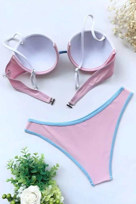 WY190 Bikini set with Underwire-Bikini top