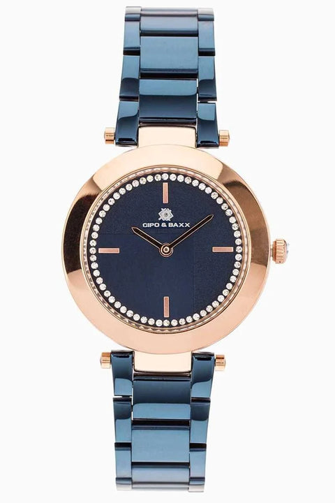 WZ102 Silver Gold Color Stone Women's Watch